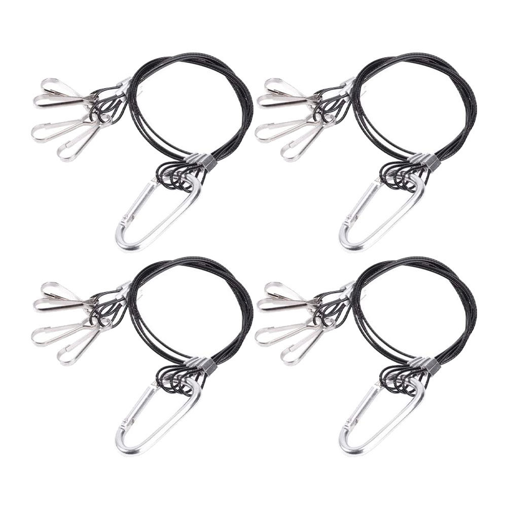 Planted Aquarium Hanging Light - 4 Stück Edelstahl-Aufhängeschnur für Aquarium-Lampen, Pflanzenleuchten,