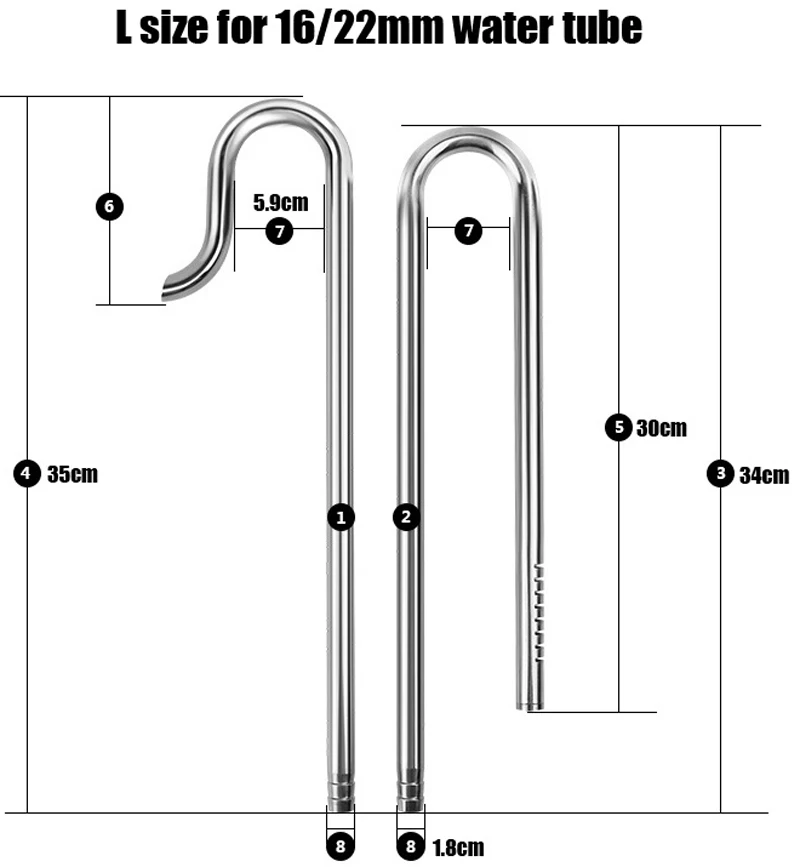 Lily Pipe Edelstahl Inflow Out – Planted Aquarium Ada Bewertung und Preis