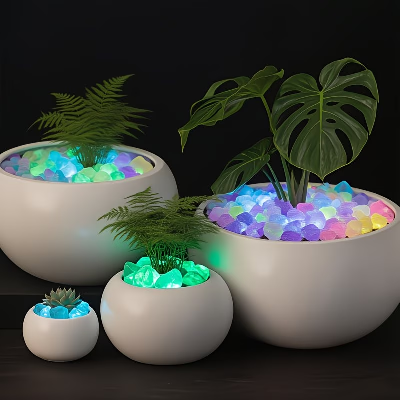 300-teiliges Leuchtstein-Set,  – Aquarium Plant In Pot Bewertung und Preis